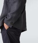 Льняная верхняя рубашка Lardini, темно-синий - фото 6