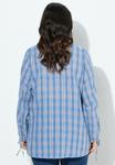 Блуза Ulla Popken Button-down blouse, Atlantic Blue/Blue - фото 2
