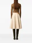 Юбка миди AMI Paris, нейтральный - фото 4