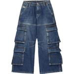 Детские карго-штаны DIESEL, синий - фото