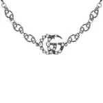 GUCCI Серебряный браслет с логотипом - фото 2