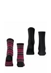 Носки Esprit College Stripe 2-Pack, Black - фото 2