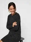 Трикотажное платье Vero Moda "VMDOFFY", в крапинку, черный - фото 3