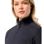 Флис Jack Wolfskin Taunus half zip, серый - фото 4