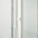 Шкаф со стеклянной дверью, белый, 35x32x151 см, BLÅLIDEN IKEA - фото 5