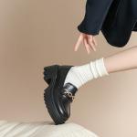 Лоферы женские черный Zhr - фото 6