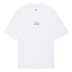 Футболка с рисунком цветущей вишни Li-Ning, белый - фото