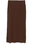 Юбка миди Bahia Soeur, коричневый - фото