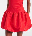 Асимметричное мини-платье-баллон Patou, Lipstick Red - фото 5