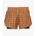 Шорты с монограммным принтом из материала Econyl Mcm - фото