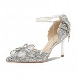 Ainer-cat Ainer cat Slim Heel High Heels 8cm Women's Silver Box - фото 6