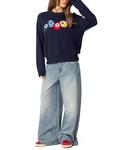 Джинсы Skate Girl Washed Low Rise Edikted, синий - фото 3