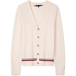 Хлопковый кардиган Tommy Hilfiger, Ecru Z00 - фото