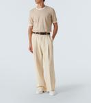 Кожаные кроссовки Fun Louis Junior Christian Louboutin, White/Jacaranda - фото 2