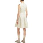 Цветочное вышитое миди-платье Moncler, белый - фото 6