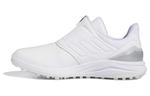 Кроссовки для гольфа Solarmotion BOA 24 Spikeless Cloud White Silver Metallic женские Adidas - фото