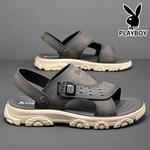 Пляжные сандалии мужские Playboy, хаки - фото 10