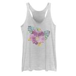 Майка с акварельными цветами для юниоров - фото