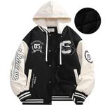 Бейсбольная куртка унисекс Crayon Shinchan, цвет Black [with hat] - фото 6