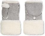 Ugg Перчатки Bonded fleece flip grey heather l/xl - фото 2