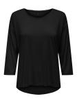 ONLY Лонгслив 'ONLHannah' в черном цвете - фото