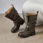 Женские ботинки YANGQIYINGTAO, черный - фото 7