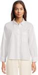 Рубашка Lilla P Dolman Sleeve Button-Down Shirt, белый - фото