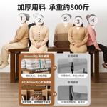 Письменный стол Naijia из массива дерева 140x80x75 см, комплект со стулом, Walnut - фото 4