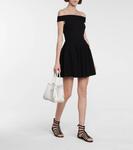 Боди с открытыми плечами ALAÏA, черный - фото 2