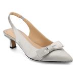 Туфли-слингбеки Paloma Journee, satin/silver - фото