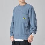 Свитер carpenter crew pullover sweater 'lakeside blue' Converse, синий - фото 2