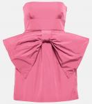 Мини-платье с бантом REDValentino, розовый - фото