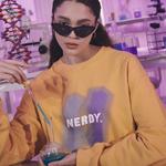 Унисекс свитшот Nerdy, Ecru - фото 10