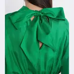 Шелковое платье Эббали Samsøe Samsøe, зеленый - фото 4