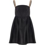 Мини-платье с декором Self portrait Self-portrait, черный - фото