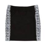 Givenchy Мини-юбка с боковыми принтами 'Black' - фото 3