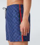 Плавки GG Supreme Web Stripe Gucci, Navy/Mc - фото 5