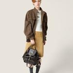 Блузон-жакет в гусиную лапку MIU MIU, коричневый - фото 4