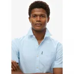 Рубашка с коротким рукавом Superdry Oxford, синий - фото 3