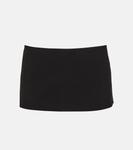 Мини-юбка с низкой посадкой Mônot, черный - фото