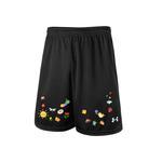 Быстросохнущие шорты, брюки до колена для детей Under Armour, черный - фото