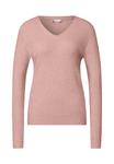Джемпер Street One BASIC V-NECK, Rosa/Mottled Light Pink - фото 6