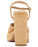 Женские сандалии на платформе Liandra Steve Madden, Tan Suede/Raffia - фото 3