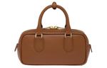 Сумка Arcadie Series Leather Handbag Women's Cognac MIU MIU - фото 3