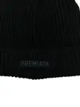 Шапка бини в рубчик Premiata, черный - фото 3