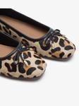 Кожаные балетки 'Pinner' с леопардовым принтом Off the Hook, коричневый - фото 3