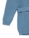 Кардиган в рубчик Mi Mi Sol, синий - фото 3