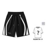 Повседневные шорты унисекс DOKI, серый (в комплекте с футболкой) - фото 11