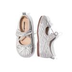 Низкие кожаные туфли ABC DOUKIDS для детей ABCdoukids, серебряный - фото 2