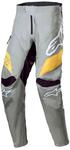 Велосипедные брюки Racer 2023 Alpinestars, серый/желтый - фото